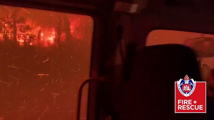 Incendio en Australia - Fuente: Tweeter