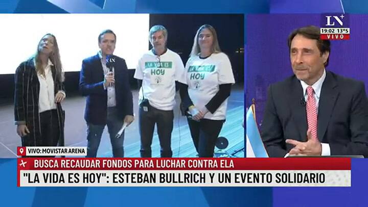 La vida es hoy': Esteban Bullrich y un evento solidario