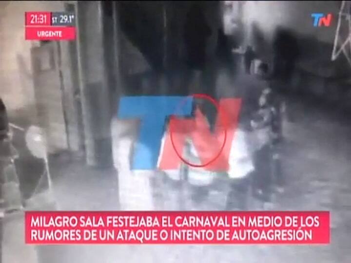 Milagro Sala festeja el carnaval en la cárcel