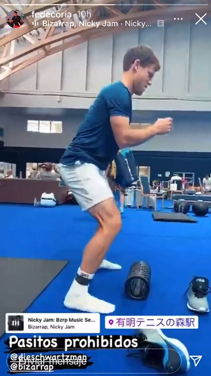 Los 'pasitos prohibidos' del Peque Schwartzman