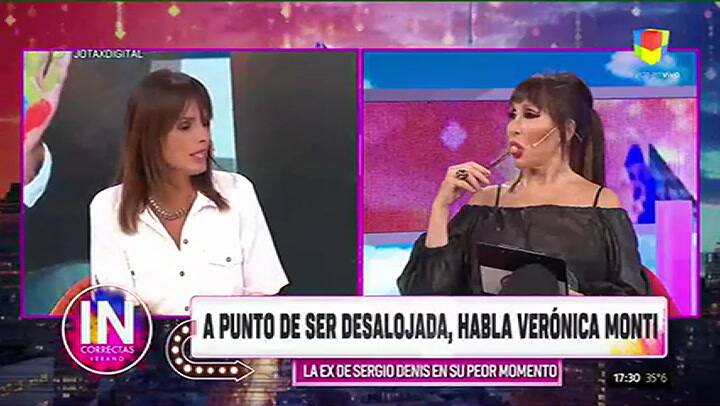 La dura pregunta de Moria Casán a Verónica Monti - Fuente: América/