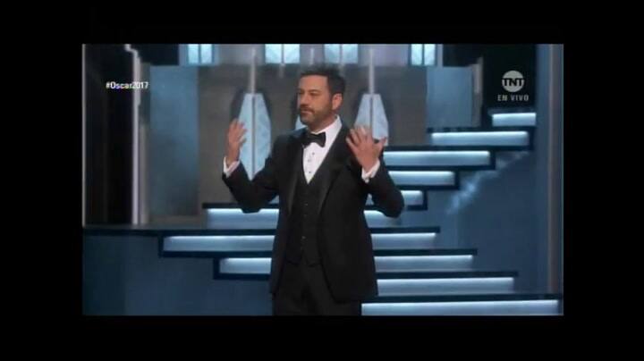 Oscar: la apertura del presentador, Jimmy Kimmel - Fuente TNT
