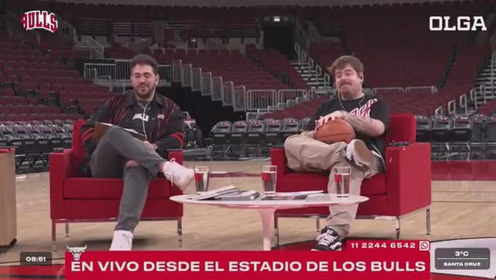 Lucas Fridman acompañó a Migue Granados en la transmisión histórica de Olga