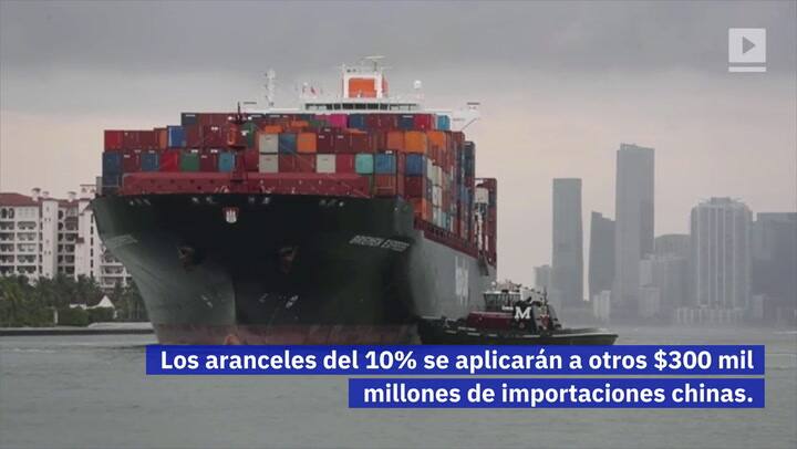 Trump anuncia nuevos aranceles a China a partir del 1 de septiembre - Fuente: Reuters