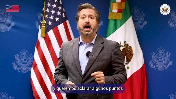 Embajada de EE.UU. en México habla sobre la cancelación de visas