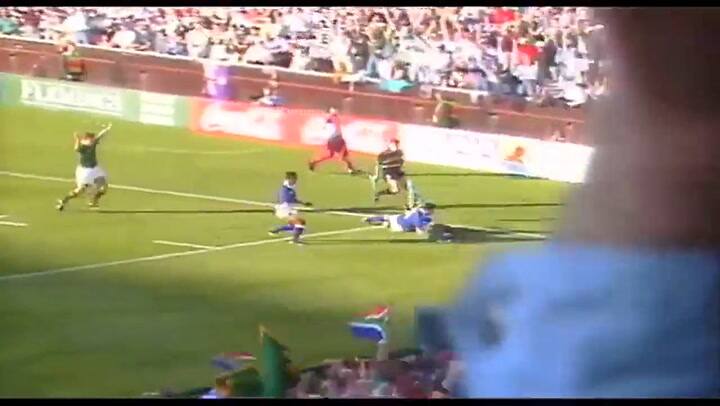 El video que le dedico la asociacion de rugby internacional a Chester Williams. Fuente: Twitter