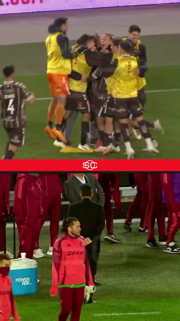 La confusión de Gallardo tras el último penal de Platense: el DT millonario pensó que había un tiro más