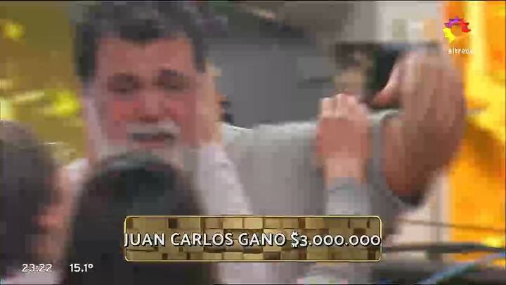 Juan Carlos gano Los 8 escalones de los 3 millones