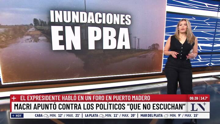 Inundaciones en la provincia de Buenos Aires