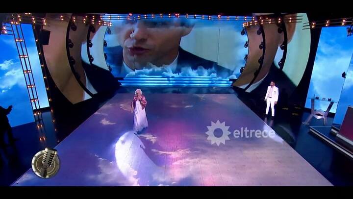 Cantando 2020. Luisa Albinoni y Lautaro Rodríguez cantaron 'Aprender a volar' - Fuente: eltrece