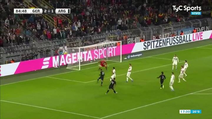 El empate Argentina: gol de Ocampos