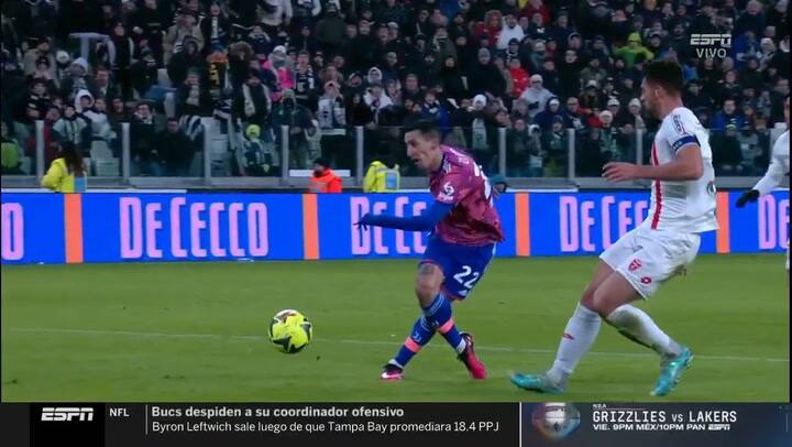 La rabona de Di María que generó polémica en Italia