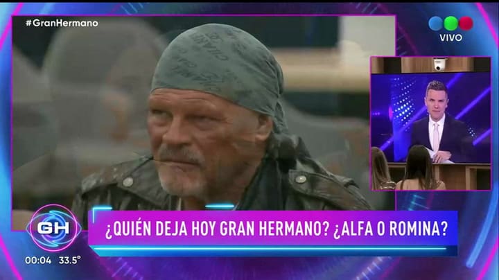 Alfa quedó eliminado de la casa de Gran Hermano