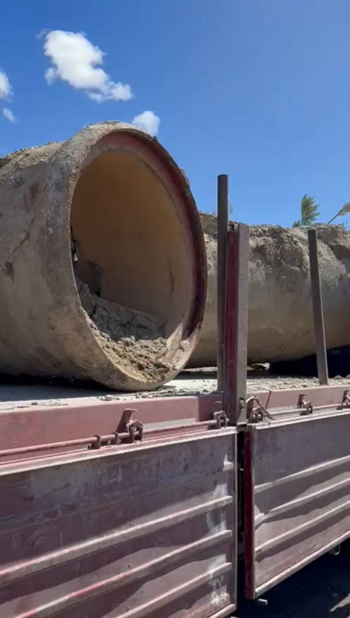 Así se encuentra una ciudad de Chubut sin agua