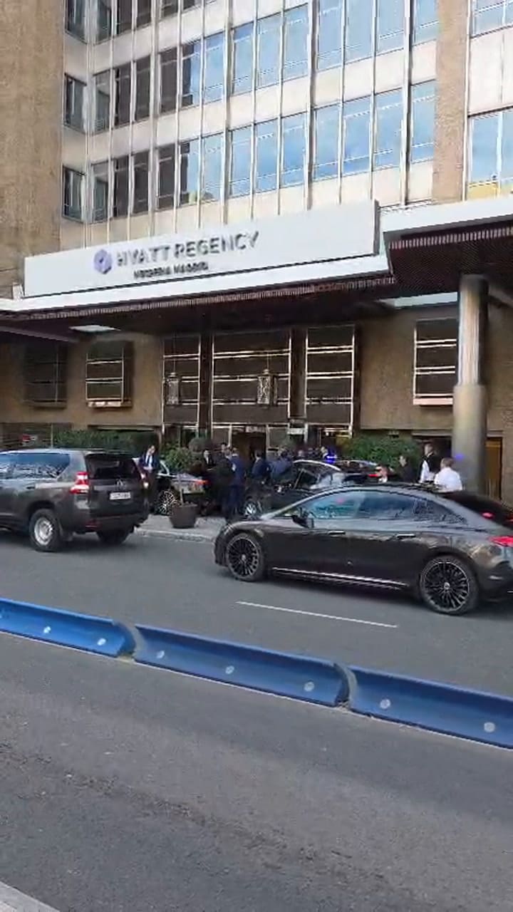 La llegada de la delegación argentina a Madrid