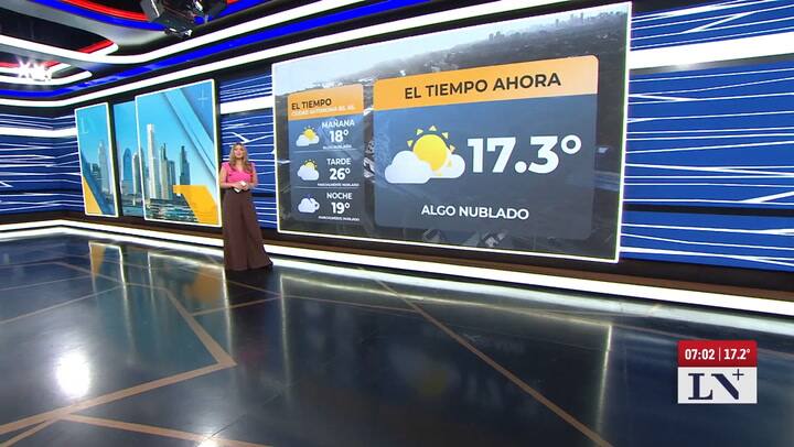 La situacion del tiempo en la Argentina