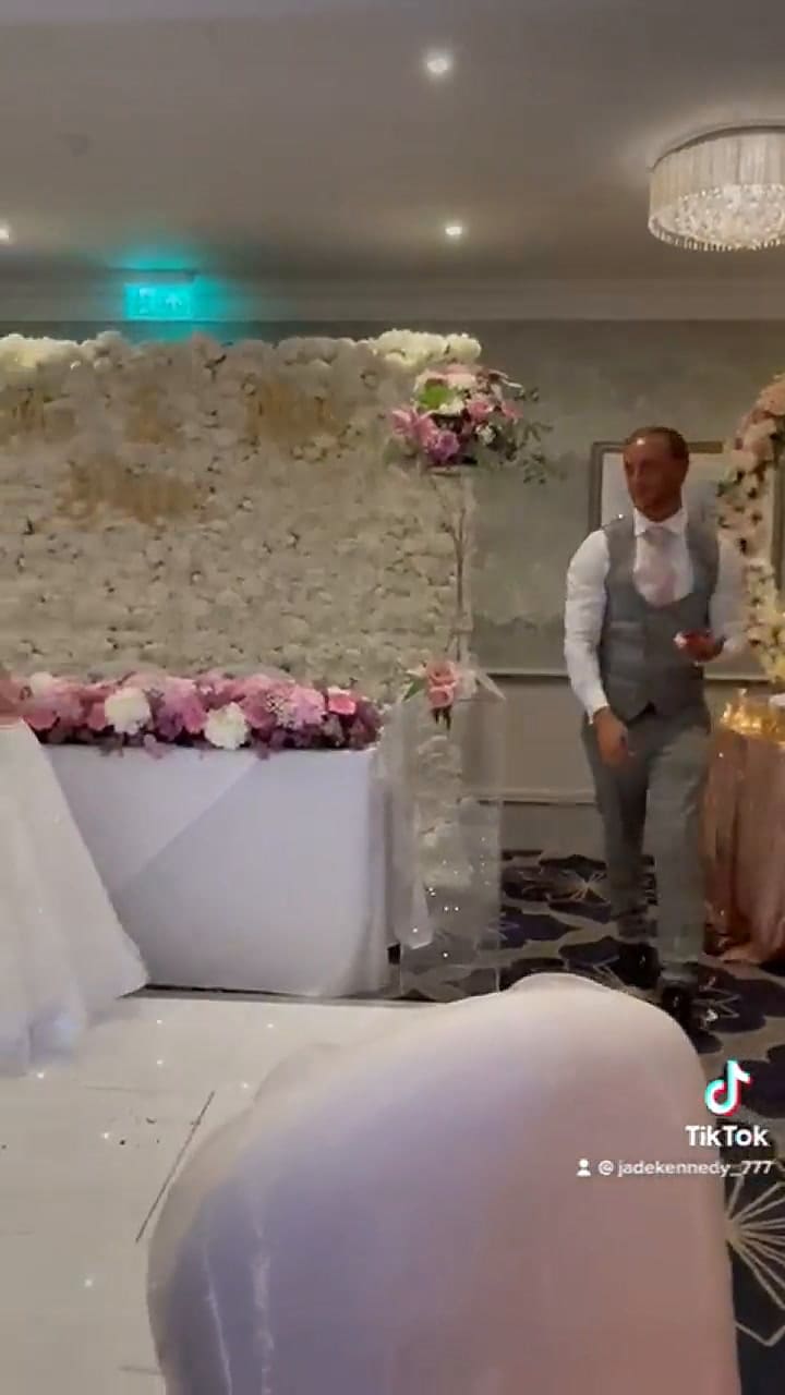 Le dio un tortazo en la cara a su novia durante su propio casamiento y se viralizó en TikTok