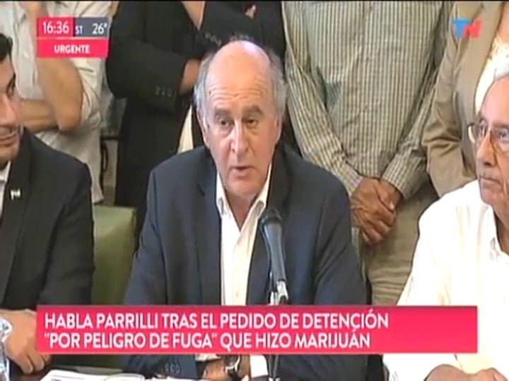 Conferencia de prensa de Oscar Parrilli