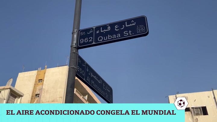 El aire acondicionado congela al Mundial. Video: Matías Boela