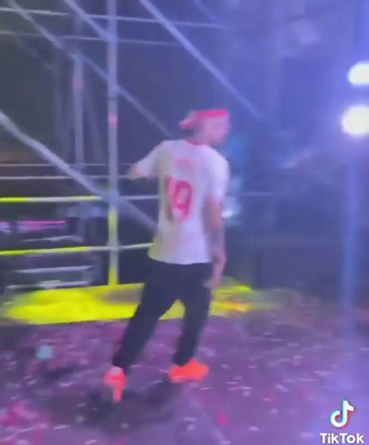 L-Gante llegó a España y su show fue interrumpido por la policía