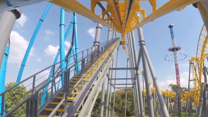 La montaña rusa Batman: The Ride