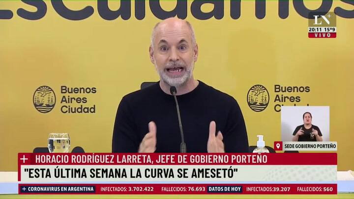 El lunes vuelve la presencialidad a la escuela' expresó el jefe de gobierno porteño