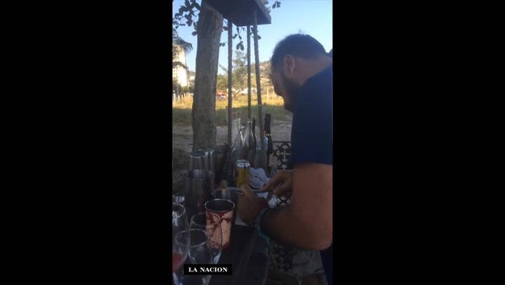 Tato Giovannoni en Floreria Atlántico Rio de Janeiro