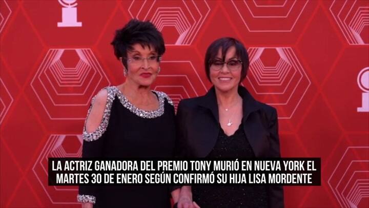 Murió La Actriz Chita Rivera