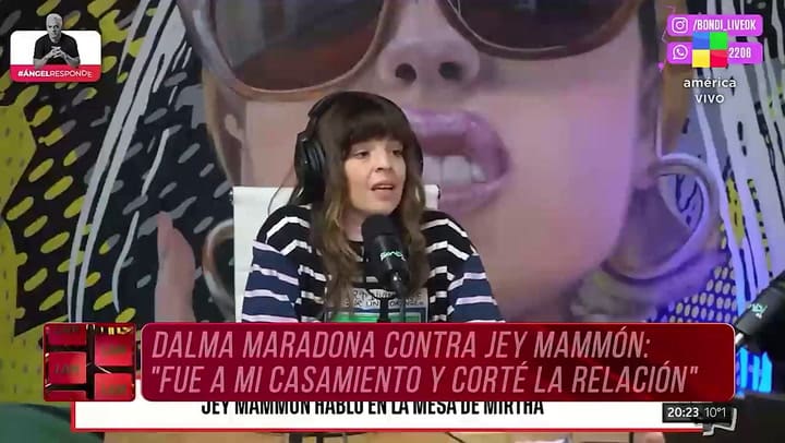 Dalma Maradona se pronunció sobre su relación con Jey Mammon