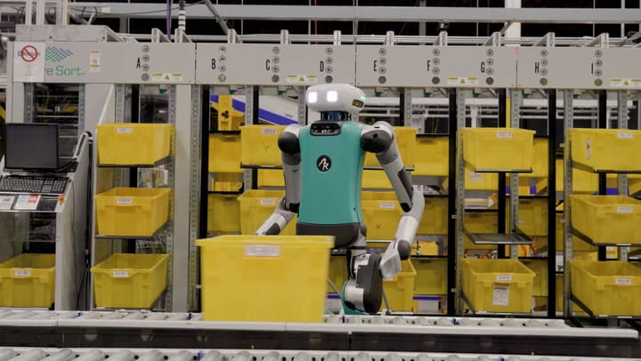 Digit, el ayudante bípedo de Amazon en los centros de logística