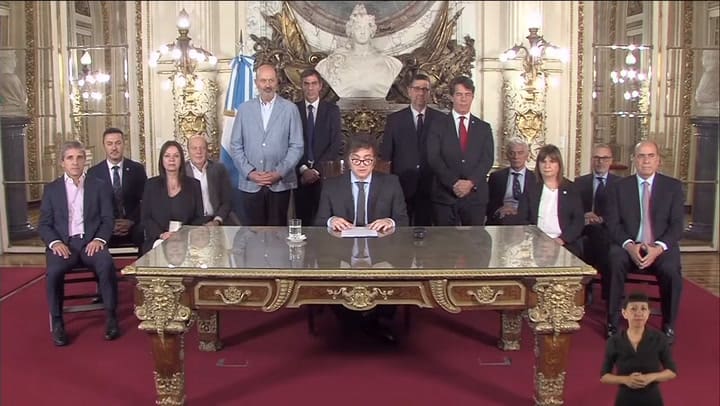 Cadena Nacional- Javier Milei Los Políticos Son La Causa De Nuestros Problemas