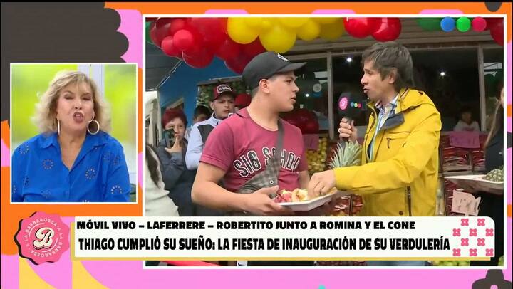 Thiago Medina inauguró su propia verdulería y cumplió su sueño