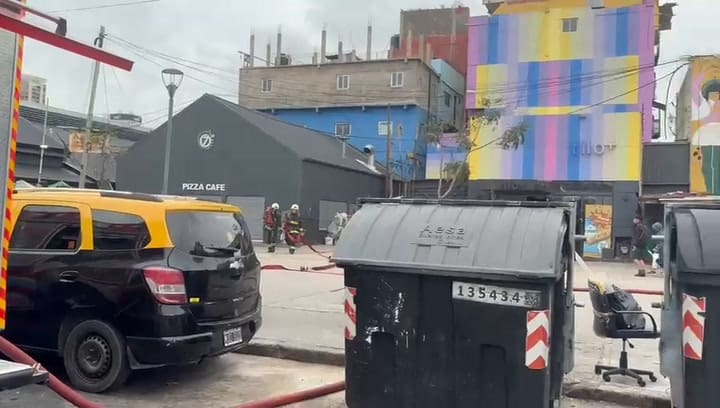 El incendio en la Villa 31