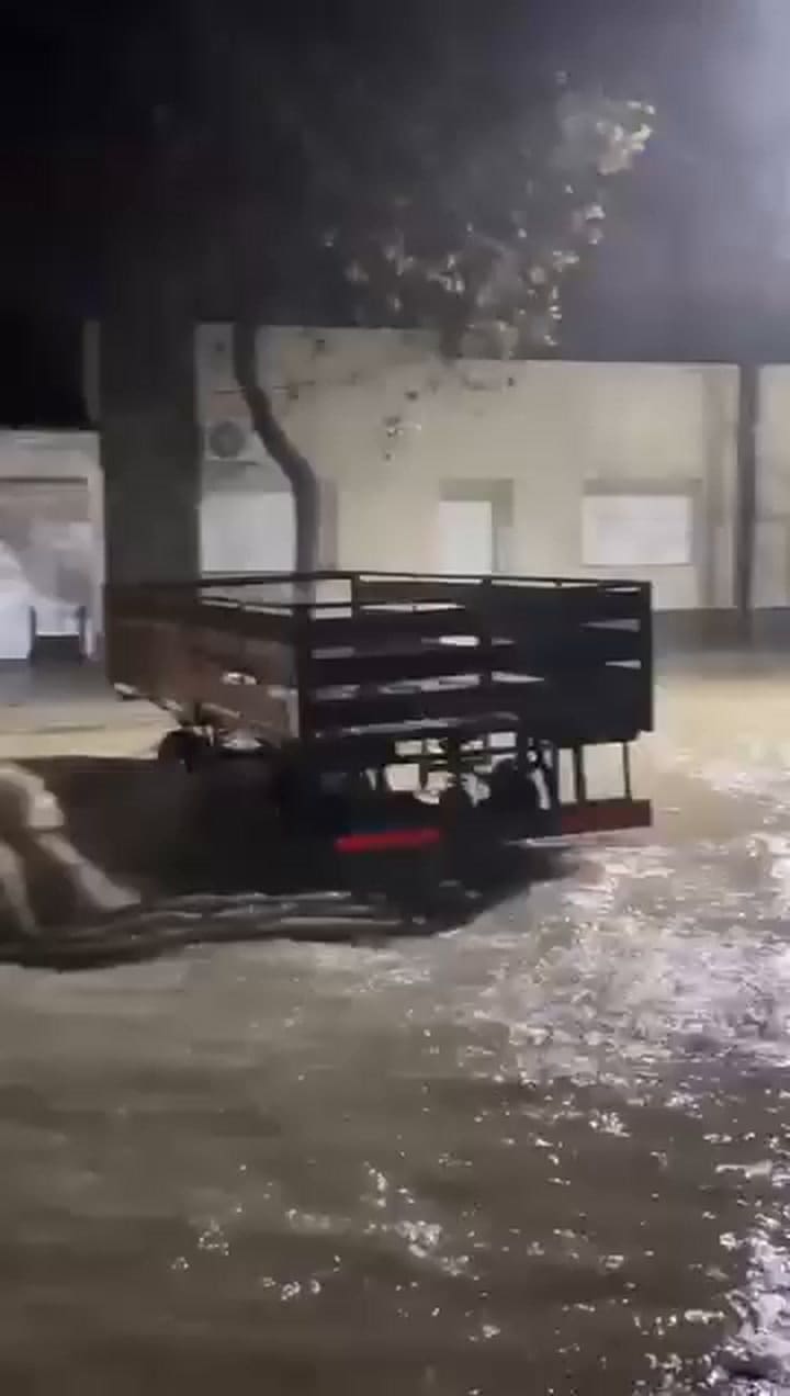 Vera, una ciudad santafesina bajo el agua