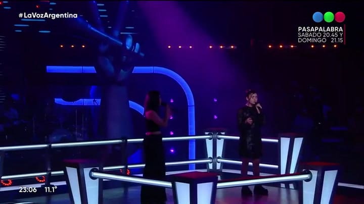 La batalla de Olivia y Nuria en La Voz Argentina (Telefe)