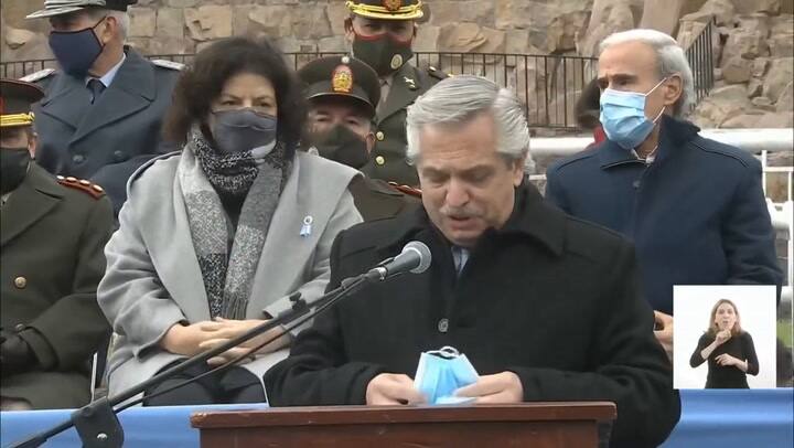 Alberto Fernández encabezó el homenaje al general Güemes en el bicentenario de su muerte
