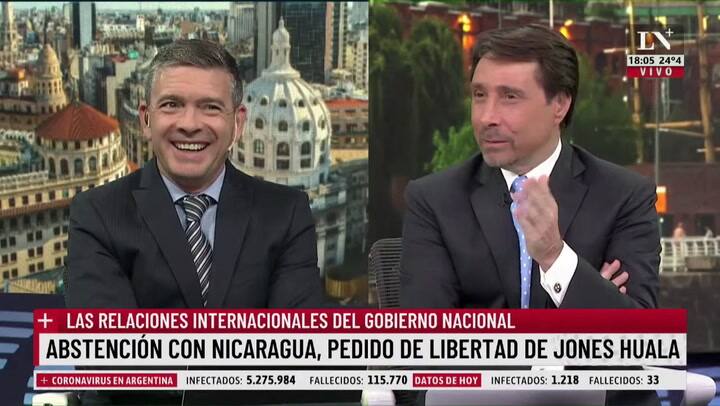 Feinmann mostró una escena de Los tres chiflados para ilustrar la economía argentina
