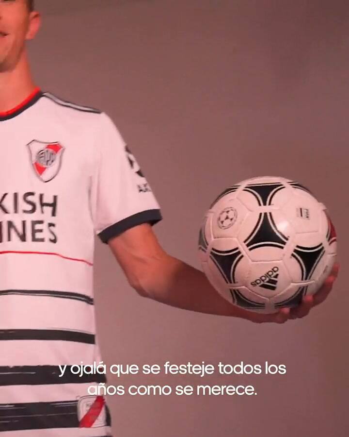 adidas presentó la nueva camiseta de River