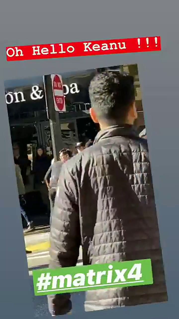 Imágenes del rodaje de The Matrix - Fuente: Twitter Keanu Planet