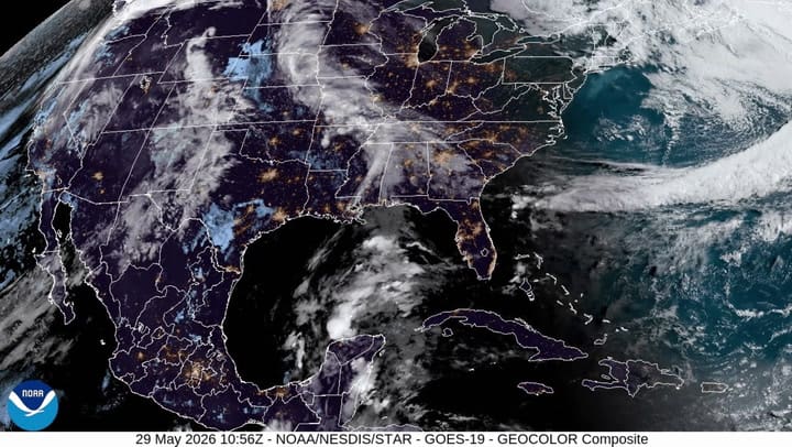 Satélite De La NOAA Hoy