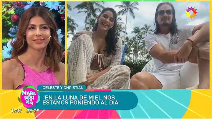 La incomoda entrevista de Celeste Muriega y Christian Sancho