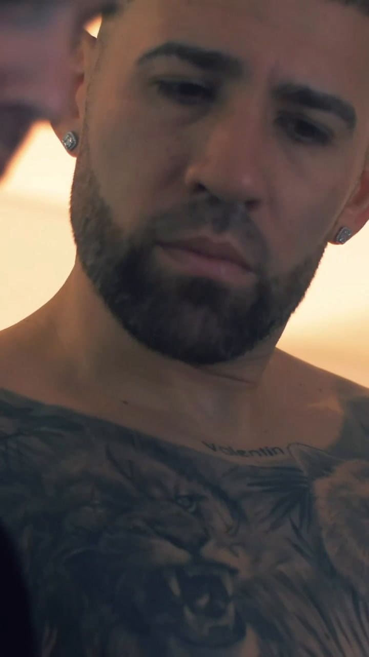 Nicolás Otamendi se tatuó a Lionel Messi