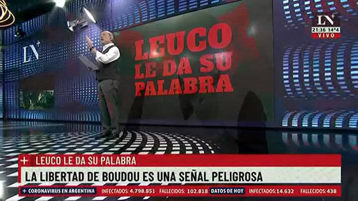 La libertad de Boudou es una señal peligrosa. Leuco le da su palabra.