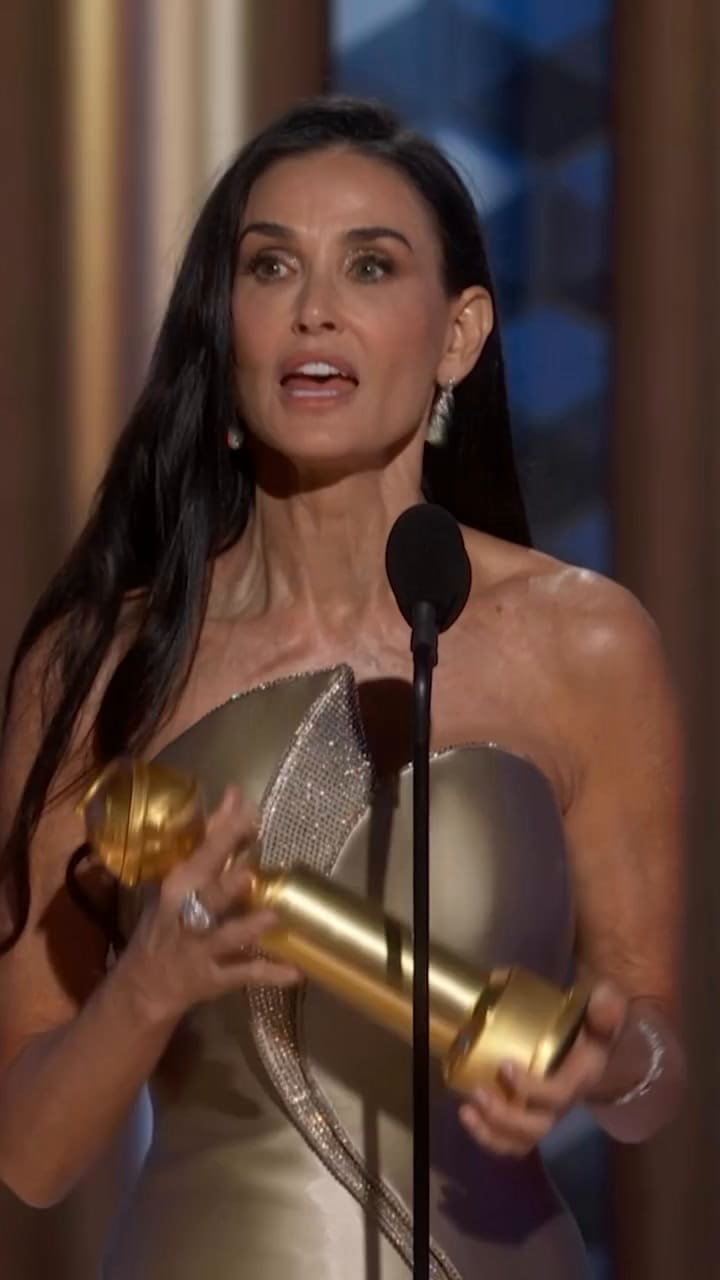 Discurso de Demi Moore en los Golden Globes