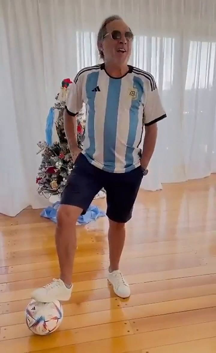 Guillermo Francella celebró la victoria de la selección argentina en las redes