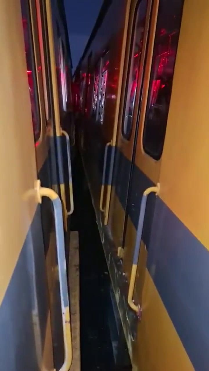 Choque de trenes en San Miguel