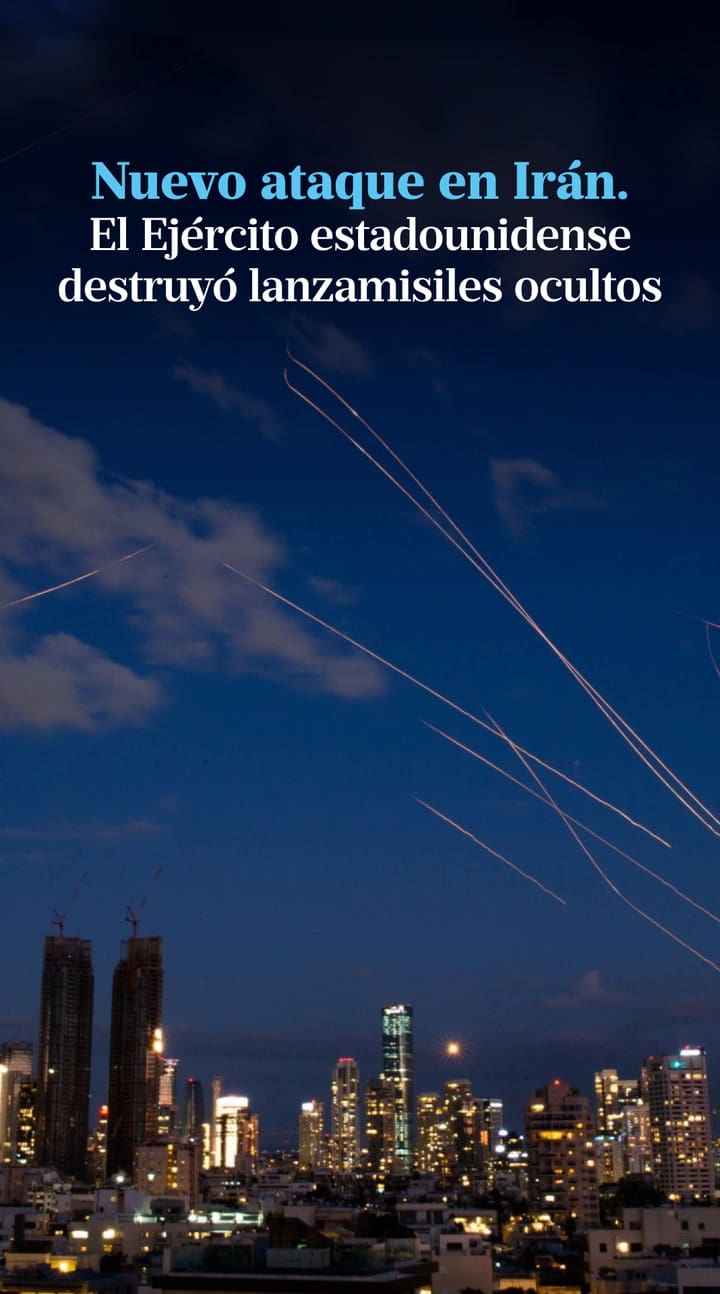 El momento en que el Ejército estadounidense destruye lanzamisiles iraníes ocultos