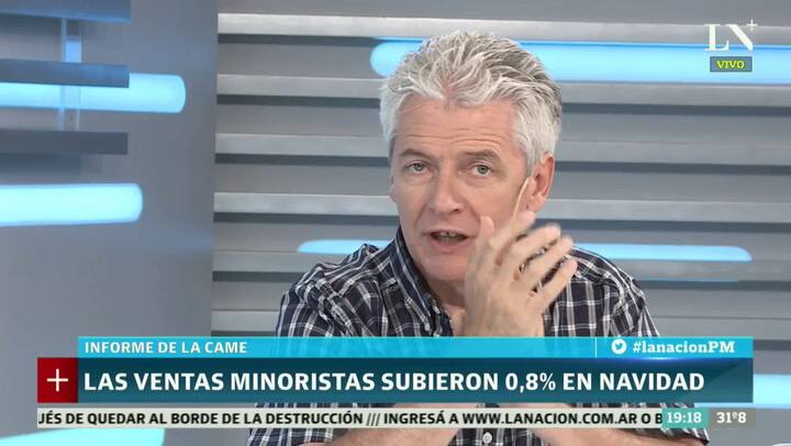 Las ventas minoristas subiendo un 0.8% en Navidad