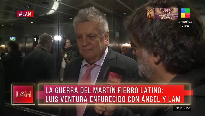 Luis Ventura invito a Angel de Brito a su programa
