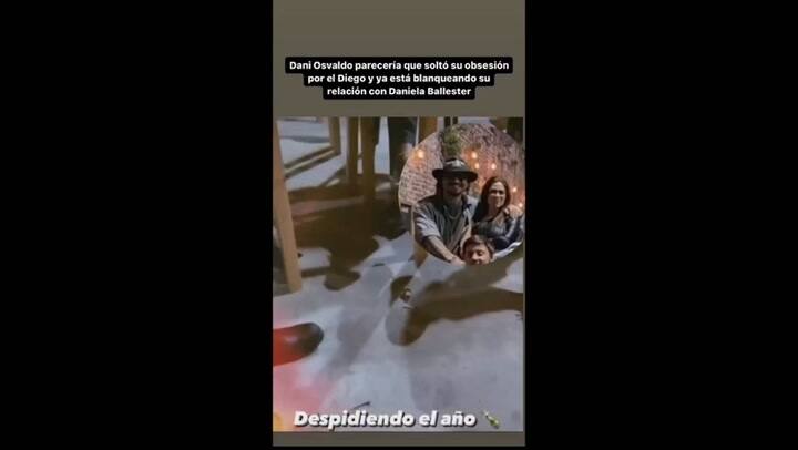 Daniel Osvaldo y Daniela Ballester